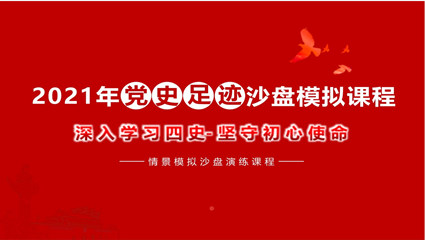 【党史足迹】沙盘课程